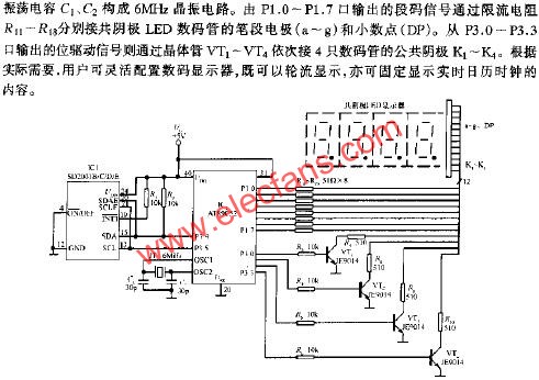 由SD2001系列產(chǎn)品構(gòu)成的實(shí)時(shí)日歷時(shí)鐘電路  m.sdkjxy.cn