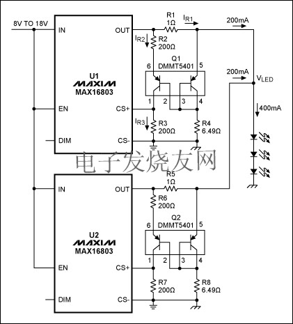LED驅動器電流檢測電平轉換器 m.sdkjxy.cn
