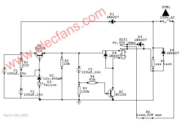 汽車熱限制器的烙鐵電路 m.sdkjxy.cn