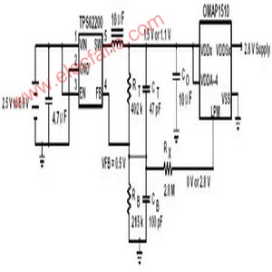 TPS62200可調(diào)式降壓型轉(zhuǎn)換器實(shí)現(xiàn)動(dòng)態(tài)電壓縮放技術(shù)電路圖 http://m.sdkjxy.cn