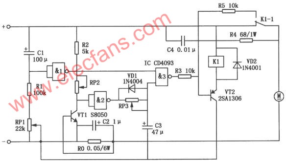 大功率直流電機(jī)過流保護(hù)電路 m.sdkjxy.cn