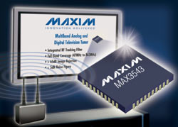 Hybrid tuner enables superior reception, saves space, and simplifies design.