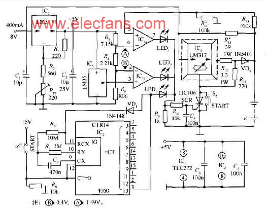 快速鎳氫電池充電器電路圖 http://m.sdkjxy.cn