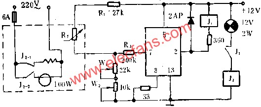 JEC-2組成自動恒溫箱電路圖 m.sdkjxy.cn