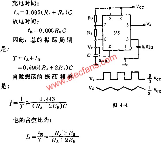 時(shí)基集成電路組成振蕩器電路圖 m.sdkjxy.cn