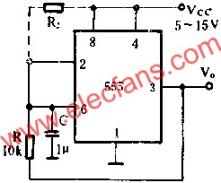 時基集成電路組成輸出200MA的方波發(fā)生器電路圖 m.sdkjxy.cn