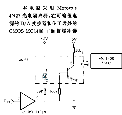 D/A從變換器的500v隔離電路 來(lái)源:http://m.sdkjxy.cn