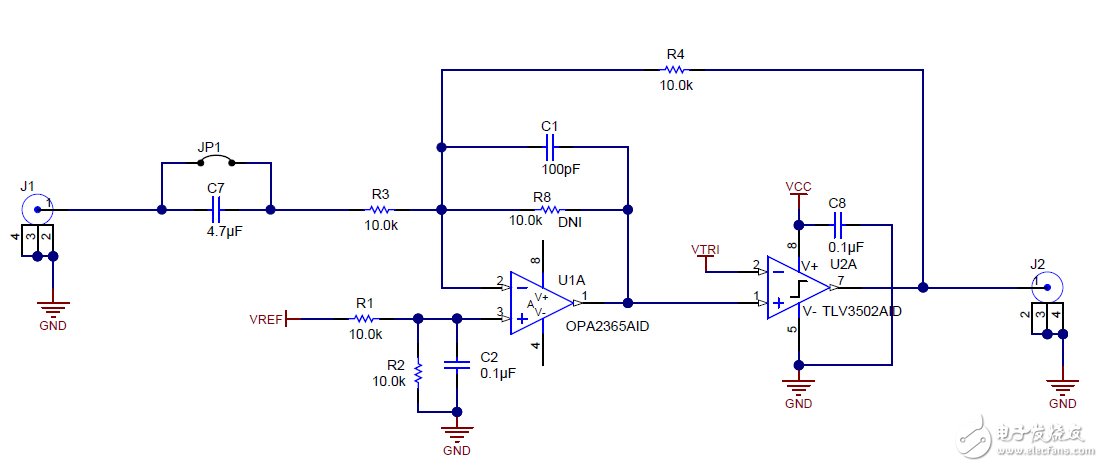 模擬PWM發(fā)生器設(shè)計(jì)電路圖：5V 500kHz PWM輸出