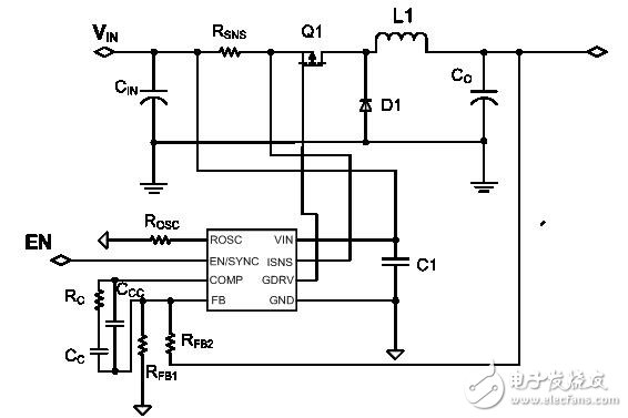 NCV8852的典型應(yīng)用電路 