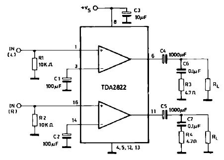 TDA2822