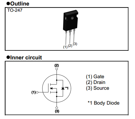 SCT2160KE N溝道增強型碳化硅MOSFET