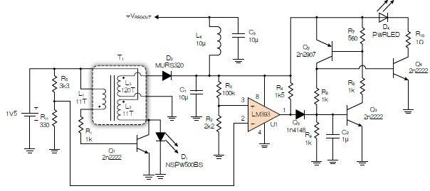 反激式開關(guān)電源低電壓下點(diǎn)亮HBLED燈
