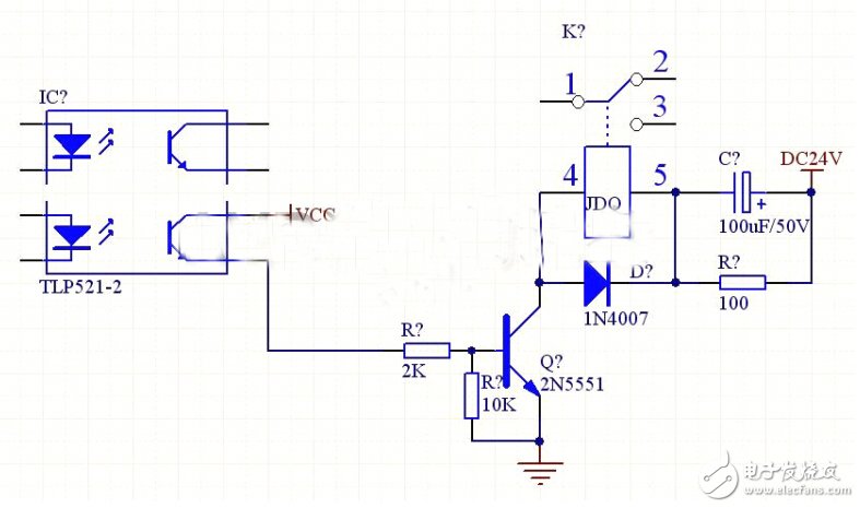 繼電器的工作原理以及驅(qū)動電路解析 —電路圖天天讀（245）