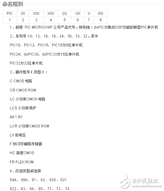pic單片機(jī)選型須知與pic單片機(jī)選型手冊(cè)
