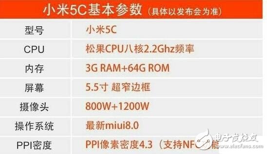 小米5c曝光：自主研發(fā)的處理器，安安兔跑分6.3W