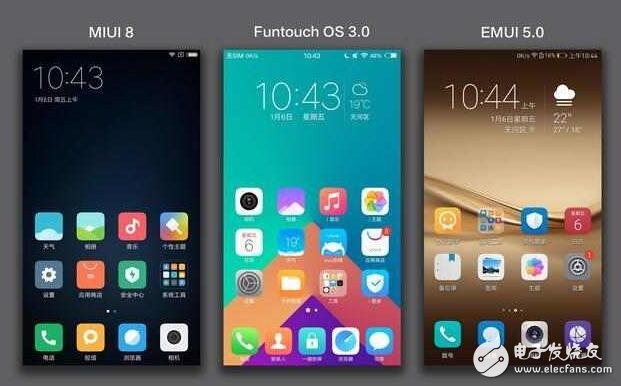 vivo新系統(tǒng)對(duì)比小米MIUI8、華為EMUI5.0， 誰(shuí)才是國(guó)產(chǎn)第一