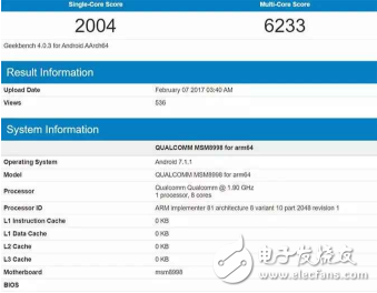 驍龍835跑分不敵麒麟960 小米6恐難敵榮耀V9！