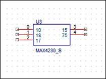 為MAX4230開發(fā)的實例符號