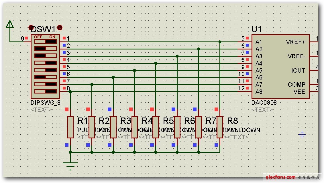 DAC0808中文資料匯總（dac0808引腳圖及功能_工作原理及應用電路）