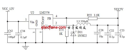 開(kāi)關(guān)型降壓穩(wěn)壓電路