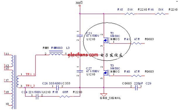 典型的開關(guān)電源原理圖。(電子系統(tǒng)設(shè)計)