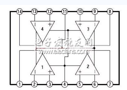 基于LM324的四運(yùn)算放大電路