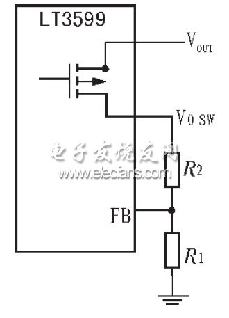 圖5 用FB 管腳設(shè)計過壓保護(hù)電路