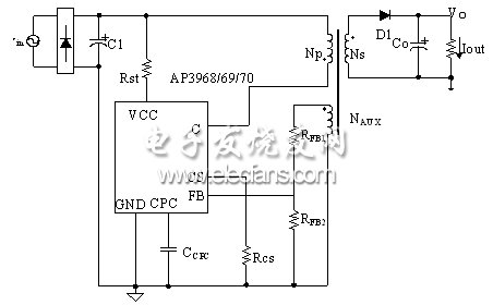 AP3968/69/70的應(yīng)用簡(jiǎn)圖
