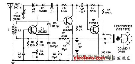 經(jīng)濟(jì)型短波接收器電路圖