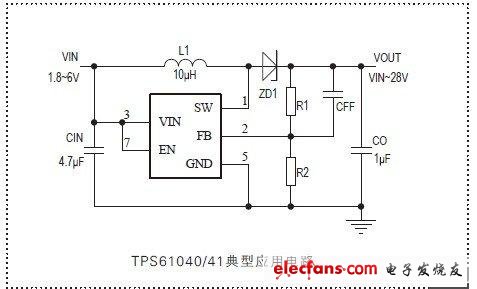 PS61040典型應(yīng)用電路