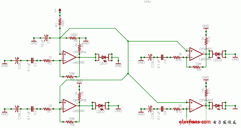 酷炫手機來電感應(yīng)桌子電路