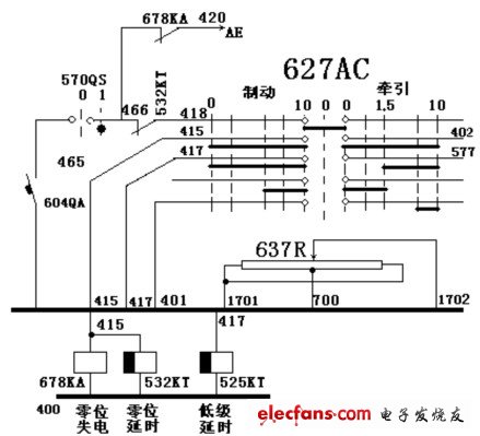 零位時(shí)間繼電器控制電路圖
