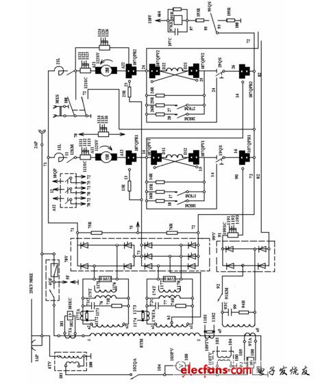 SS4G型電力機(jī)車主電路原理圖
