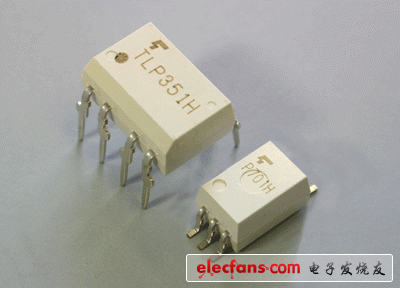 IGBT柵極驅(qū)動器光電耦合器產(chǎn)品照片: TLP351H, TLP701H。