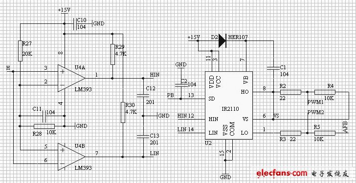 圖 8 反相延時驅動電路