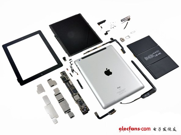 最新蘋(píng)果ipad 3拆解：高通、博通、三星包攬芯片