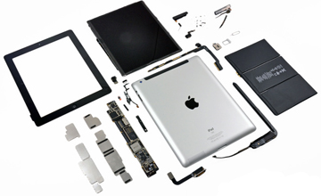 蘋果全新ipad 3拆解：高通、博通、三星包攬芯片代工（圖文）