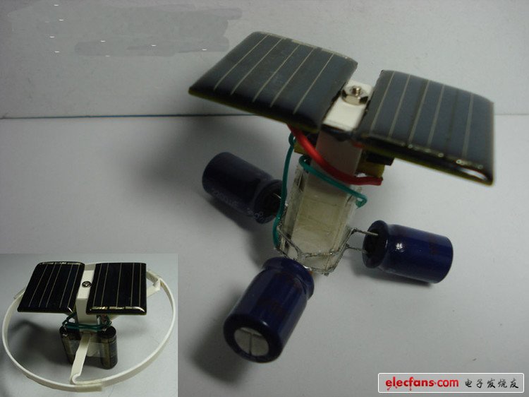 牛人造太陽能衛(wèi)星機(jī)器人，光能陀螺式運(yùn)動(dòng)