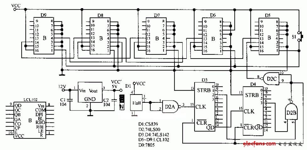 行車(chē)計(jì)程儀電路