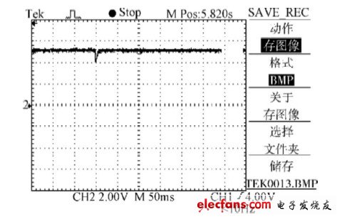 圖19 加抑制裝置、電壓暫降20% 時的波形