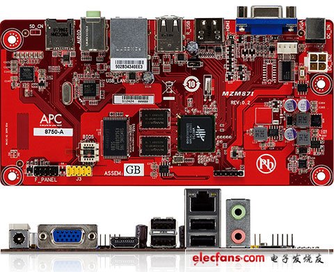 APC采用威信科電ARM SoC、2GB NAND閃存以及512MB DDR3內(nèi)存
