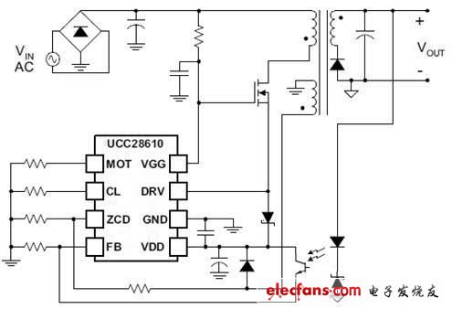 圖2級聯(lián)與MOSFET連接的控制器大大降低了啟動(dòng)電阻損耗