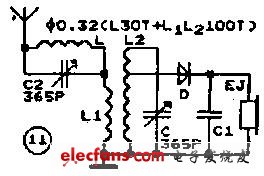 30個(gè)“無(wú)電源收音機(jī)”電路-適合剛剛接觸電子技術(shù)的折騰