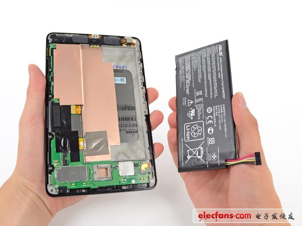 從上圖也可以看出，谷歌Nexus 7強(qiáng)大的4326 mAh， 16 Wh電池，在LTE環(huán)境下最大續(xù)航能力達(dá)到9:37小時(shí)