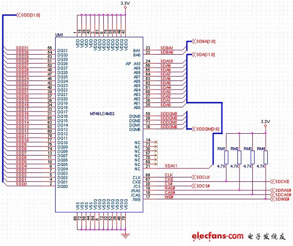 高速SDRAM存儲器接口電路設(shè)計（Altera FPGA開發(fā)板）