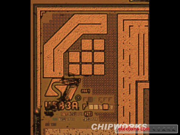  加速度計（已經確認拉模刻印的是ASIC 和 MEMS器件）， 意法半導體公司的STM-LIS331DLH以及2949 33DH OK2 CL芯片