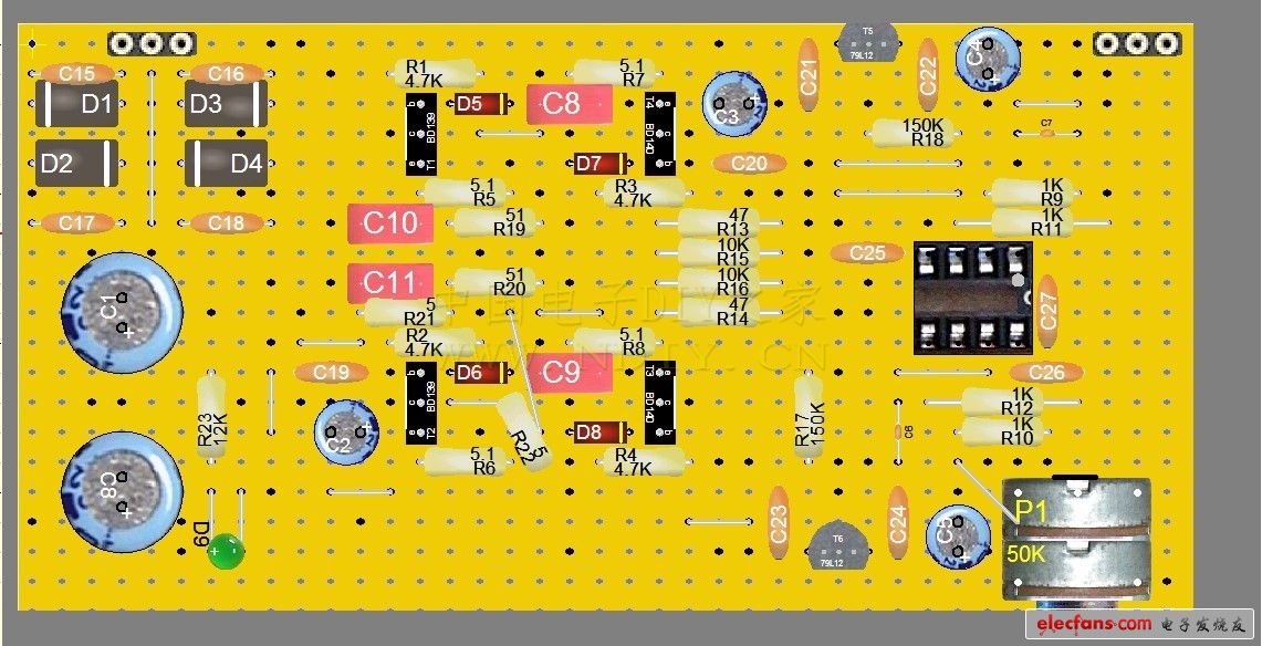 電子制作論壇-電子制作網(wǎng)-洞洞耳放2.jpg