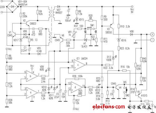 手機(jī)萬(wàn)能充電器電路圖