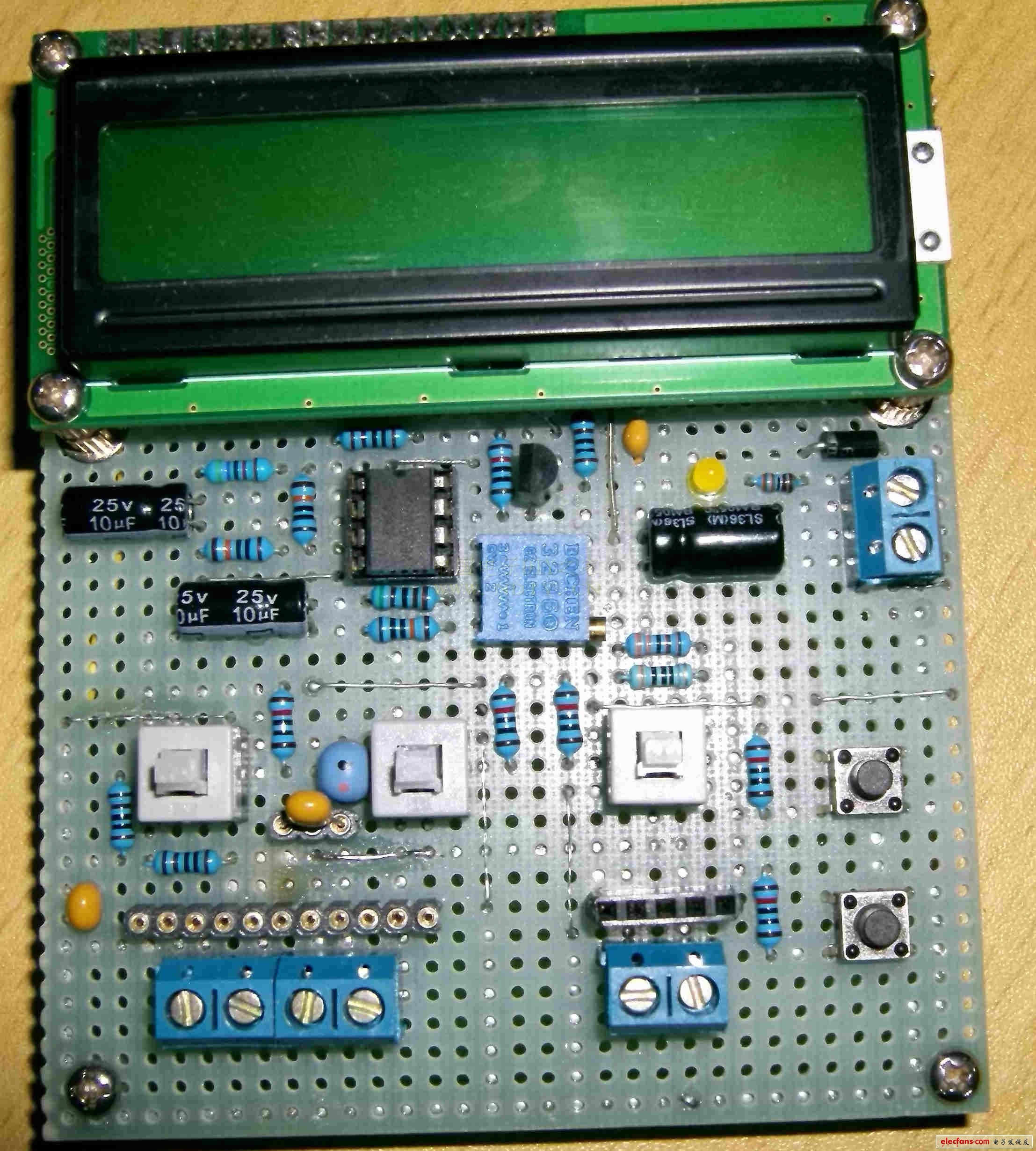 電子制作論壇-電子制作網(wǎng)-裝1602.JPG