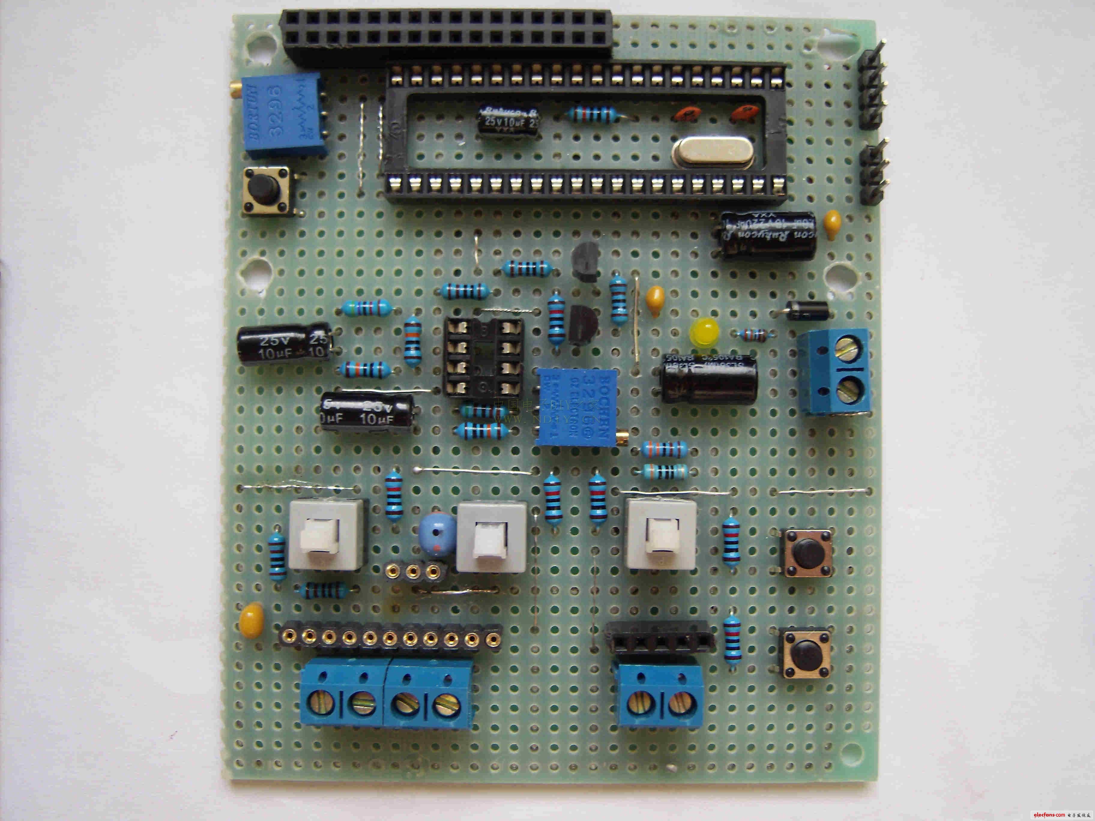 電子制作論壇-電子制作網(wǎng)-焊接完正面.JPG
